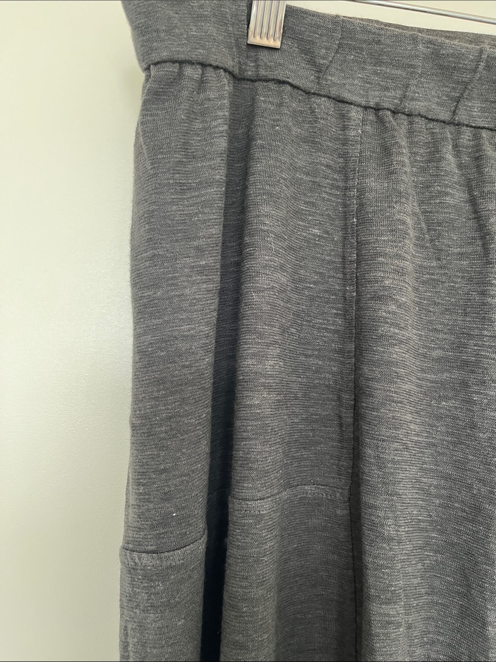 Eileen Fisher dark grey lantern pant - Picture 8 of 8